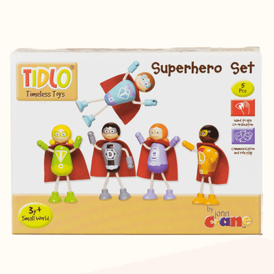 Superhero set packaged 